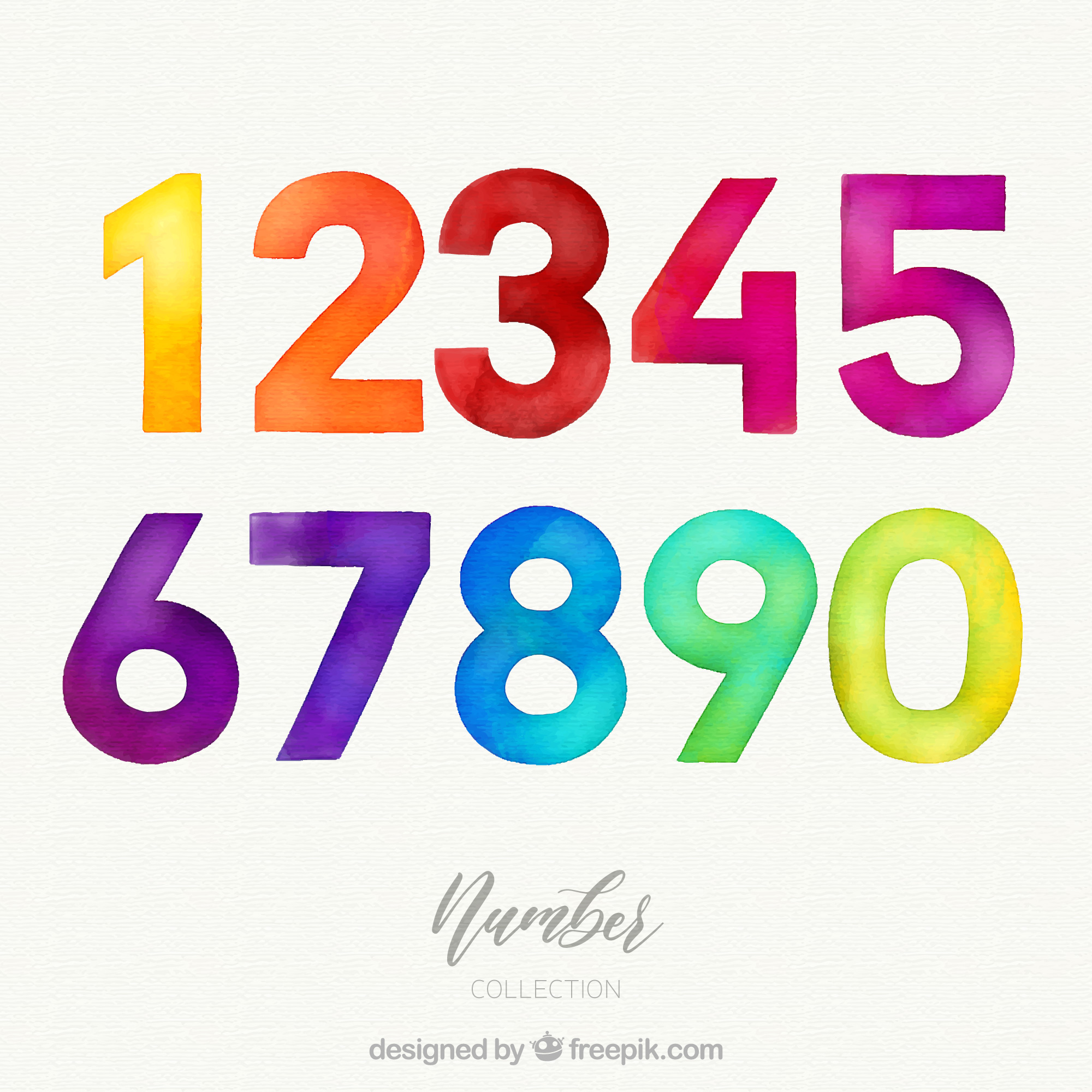 numeros de colores